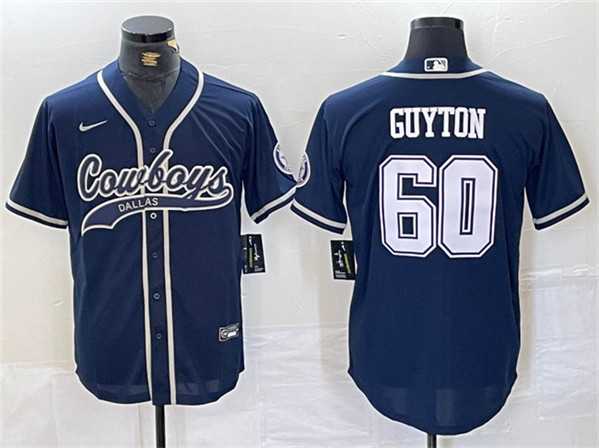 Men's Dallas Cowboys #60 Tyler Guyton Navy Cool Base Baseball Stitched Jersey,We sell and wholesale Men's Dallas Cowboys #60 Tyler Guyton Navy Cool Base Baseball Stitched Jersey on line form chian!